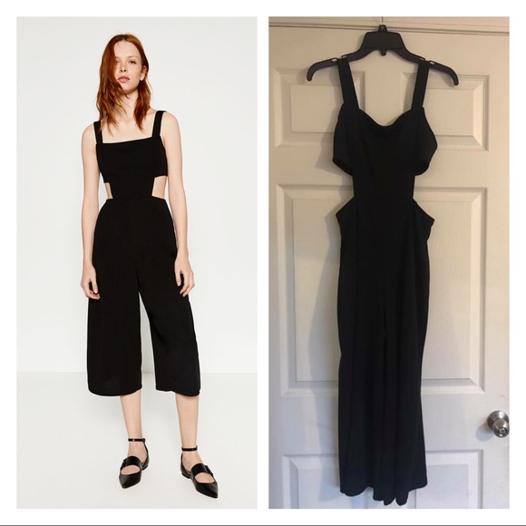 zara cut out jumpsuit